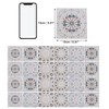 Unique Bargains PVC Tile Stickers 5.91"x5.91" Khaki Gray 24 Pcs - 3 of 4