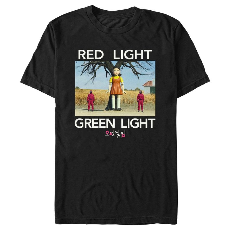 Men's Squid Game Red Light Green Light Scene T-Shirt, 1 of 6