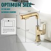 Grungis Pull-Down Bathroom Sink Faucet,Bathroom Faucets with Lift Spout and Dual Spray Modes for Home Sinks - 3 of 4
