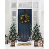 Christmas Tree for Front Door, Christmas Tree with Potted, Xmas Tree with Red Berries, Xmas Tree for Holiday Decor - 4 of 4