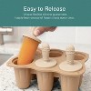 Baby Popsicle Mold, Baby Teething Popsicle Mold Silicone, 6-Cavity Infant & Toddler Ice Pop Molds, Baby Popsicle Teether, BPA-Free, Dishwasher Safe - 3 of 4