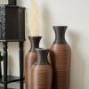 NicBex 3-Piece PVC Floor Vase Set, Decorative Tall Vases for Home Decor, Modern Design Dry Flower/ Branch Holders - 4 of 4