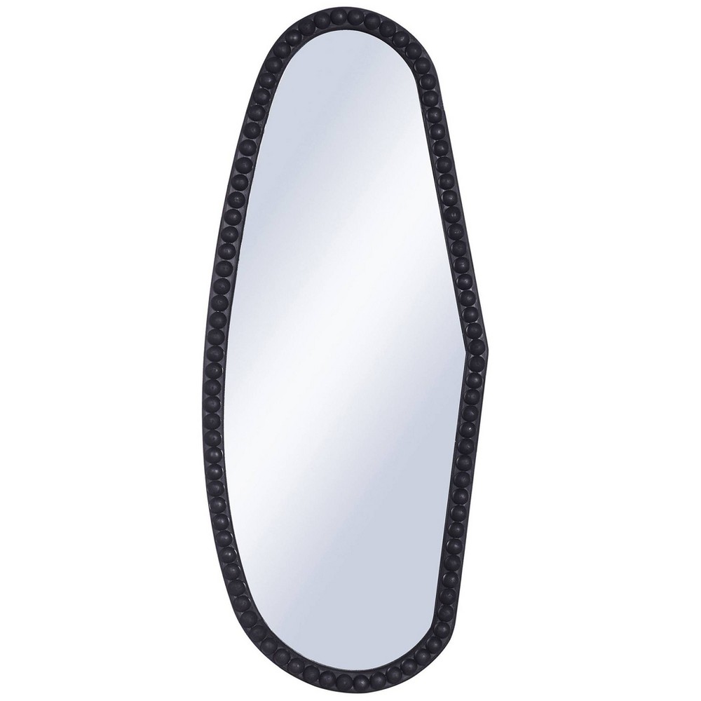 Photos - Wall Mirror Organic Shape and Knob Frame  Matte Black - StyleCraft