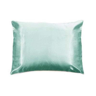 Morning Glamour Standard Satin Solid Pillowcase Mint