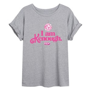 Women's - Barbie - I Am Kenough Disco Ball Oversized Graphic T-Shirt - 1 of 4