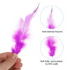 Unique Bargains DIY Dream Catcher Earrings Saddle Hackle Rooster Feathers 50 Pcs - 3 of 4