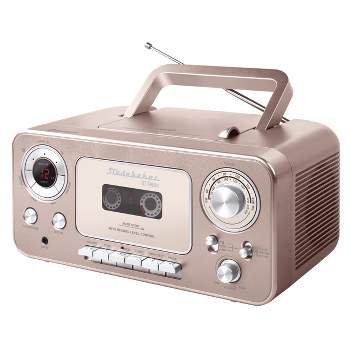 Studebaker SB2135BT Portable Stereo CD Player with Bluetooth, AM/FM Stereo Radio and Cassette Player/Recorder