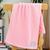 REGALWOVEN Cotton Soft Absorbent Embroidered Floral Hand Towel for Bathroom 14" x 31" 2 Pcs - 3 of 4