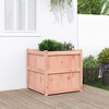 vidaXL Garden Planter Natural Wood Solid Douglas Fir wood Large - 2 of 4