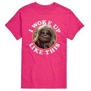Men's - Star Wars - I Woke Up Like This Chewie Short Sleeve Graphic T-Shirt - 1 of 3