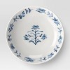 36 fl oz Stoneware Dinner Bowl Blue Floral - Threshold™ - 3 of 3