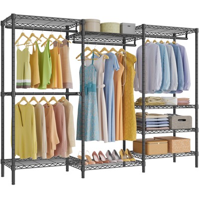 VIPEK V5 6 Tiers Wire Garment Rack Portable Closet Wardrobe, Max Load 890LBS