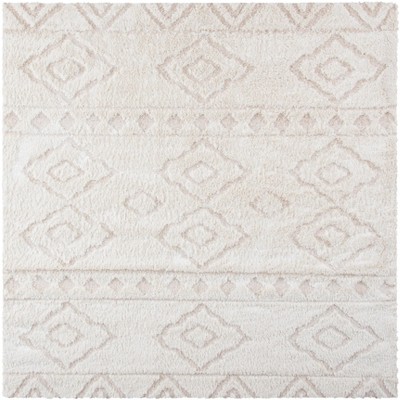 6’7” x 6’7” Sparta Shag SPG513 Power Loomed Area Rug - Safavieh