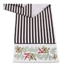 Melrose Striped Holiday Table Runner 72"L - 2 of 2