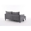 VASIP Convertible Combination Gray Sofa with Storage Footstools for Living Room, Living Room - 3 of 4