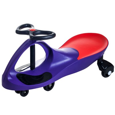 Toy Time Wiggle Car Ride-On Scooter for Kids, Purple/Red/Black