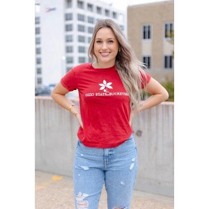 Ohio State Buckeyes - Carleton Cuffed Tee T-shirt - Gameday Social - 1 of 1