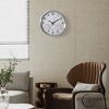 Clockswise Large Outdoor Wall Clock Thermometer Combo, Waterproof Hygrometer Silent Battery Operated Clocks Timepiece Garden Weather Master Station - 4 of 4