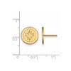 Black Bow Jewelry 10k Yellow Gold Winnipeg Jets NHL Stud Earrings - 2 of 3