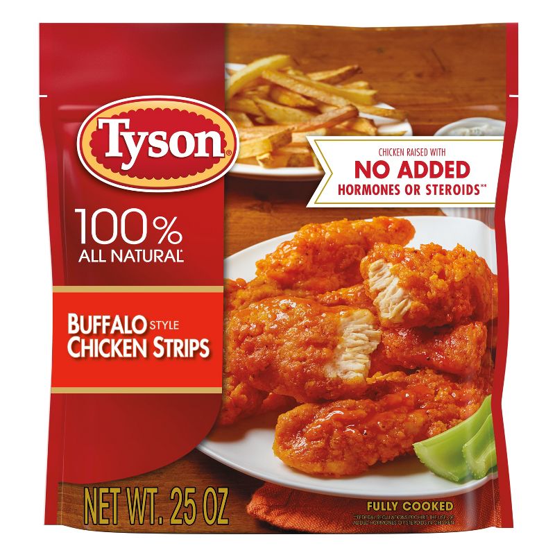 Tyson Buffalo Style Chicken Strips - Frozen - 25oz, 1 of 12