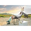QingMoon Camping Directors Chair, Portable Folding Camping Chair with Side Table, Pocket & Cup Holder for Beach, Fishing & Outdoor Trips - 3 of 4