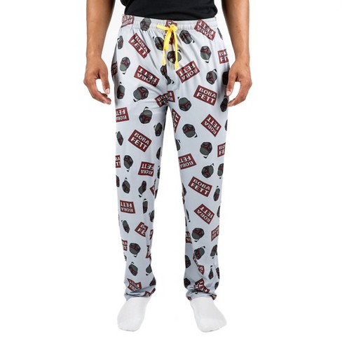 Star Wars Movie Series All Over Print Men s Grey Sleep Pajama Pants L