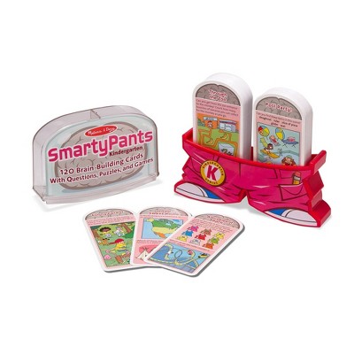 Melissa & Doug Smarty Pants Kindergarten Flash Card Set - 120 Educational, Brain - Building Questions, Puzzles, and Games