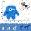 ZippyPaws Dog Toy, Crinkle Stuffed Dog Toy Keep Them Busy Tug of War Dog Chew Toy for Small Medium Large Dogs (Blue) - 4 of 4