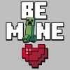 Juniors Womens Minecraft Be Mine Creeper T-Shirt - 2 of 4