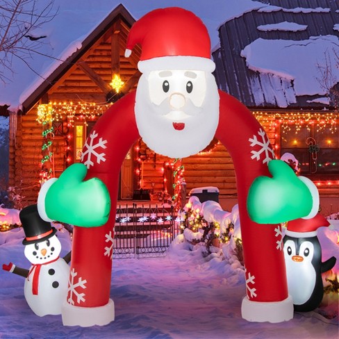 LuxenHome 15-in Penguin Yard Decoration with White LED Lights in the  Outdoor Christmas Decorations department at