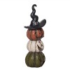 Transpac Vintage Stacked Pumpkins Light Up Figurines Multicolored Battery Operated Halloween Tabletop Decor Gift - 3 of 4