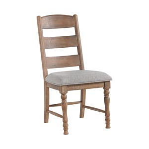 Set of 2 Highland Ladderback Cushion Seat Side Chairs Sandwash - Intercon - 1 of 2