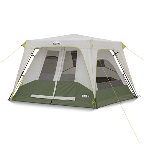 CORE 10 Person Lighted Instant Cabin Tent : : Electronics