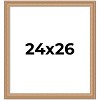 PosterPalooza | Weathered Yellow Picture Frame - UV Acrylic, Foam Board Backing, Hanging Hardware - 2 of 4