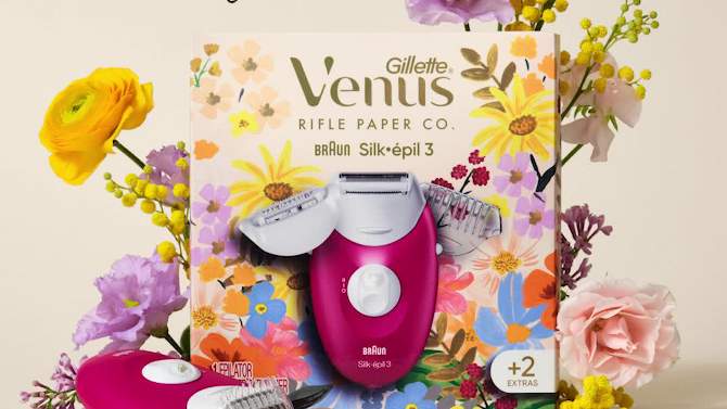 Rifle Paper Co. + Venus Epilator with Shaver &#38; Trimmer Attachments, 2 of 8, play video