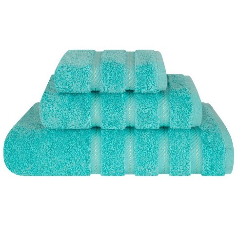 American Soft Linen 4 Pack Bath Towel Set, 100% Cotton, 27 Inch By 54 Inch Bath  Towels For Bathroom, Turquoise Blue : Target