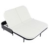 YOOCOZZ Iron Frame 5-Position Adjustable Outdoor Daybed with Removable Cushions and Pillows - 4 of 4