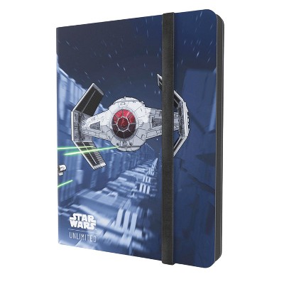 Gamegenic Star Wars: Unlimited Casual Album 18-Pocket - Holds 360 Double-Sleeved Cards – Side-Loading Pockets & Elastic Strap – Officially Licensed
