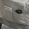 PAGED Accent Chair with Ottoman, Modern Upholstered Reading Chair with Side Pockets, Comfy Lounge Chair for Reading Room, Bedroom - 4 of 4