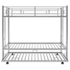 NicBex Twin over Twin Bunk Bed with Safety Guardrail,Twin Loft Bed with Ladder and Trundle,Modern Bunk Beds,Noise Reduced Bunk Beds for Bedroom - 4 of 4