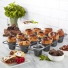 Chicago Metallic 26121 Professional 12-Cup Non-Stick Mini-Popover Pan, 16-Inch-by-10.75-Inch - 3 of 4