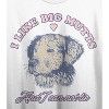 I Like Big Mutts And I Cannot Lie Crew Neck Short Sleeve Women's White Crop T-shirt - 2 of 3