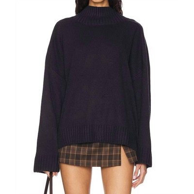 Women's Oversized Funnel Neck Sweater - WE WORE WHAT