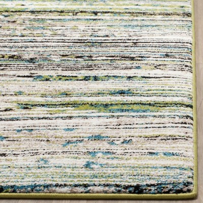 Porcello 4' x 6' Multicolor Synthetic Floral Area Rug