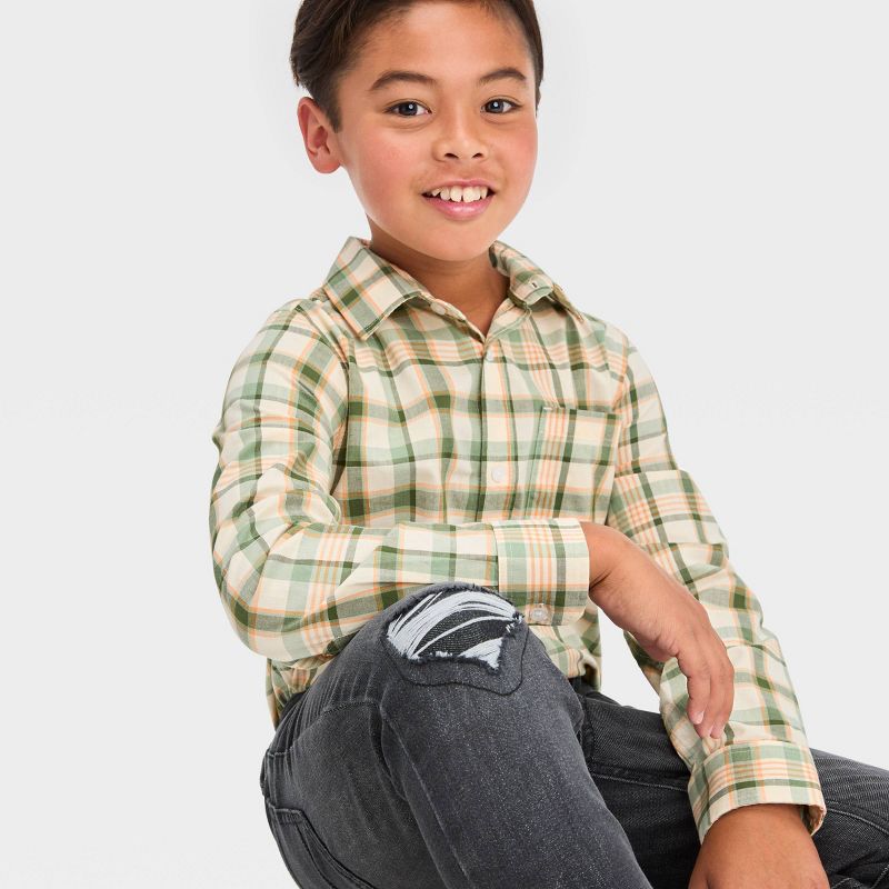 Boys' Ultimate Stretch Tapered Jeans - Cat & Jack™, 5 of 6