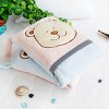 Slickblue Cute Fleece Throw Blanket Pillow Cushion - Animal Design & Color Options, 28.3" x 35.1", Soft, Machine Washable - 4 of 4