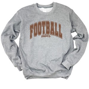Simply Sage Market Women's Varsity Football Vibes Gildan Sweatshirt - 1 of 2
