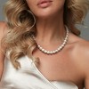 EVERLY JEWELRY | Sterling Silver 8.5-9.5mm Cultured Freshwater Pearl Necklace, 18 inc - 4 of 4