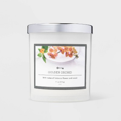 11oz Jar Golden Orchid Candle - Threshold™