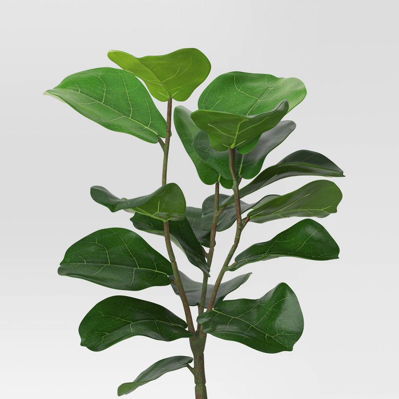Faux Potted Fiddle Leaf Plant - Threshold&#8482;, 4 of 6